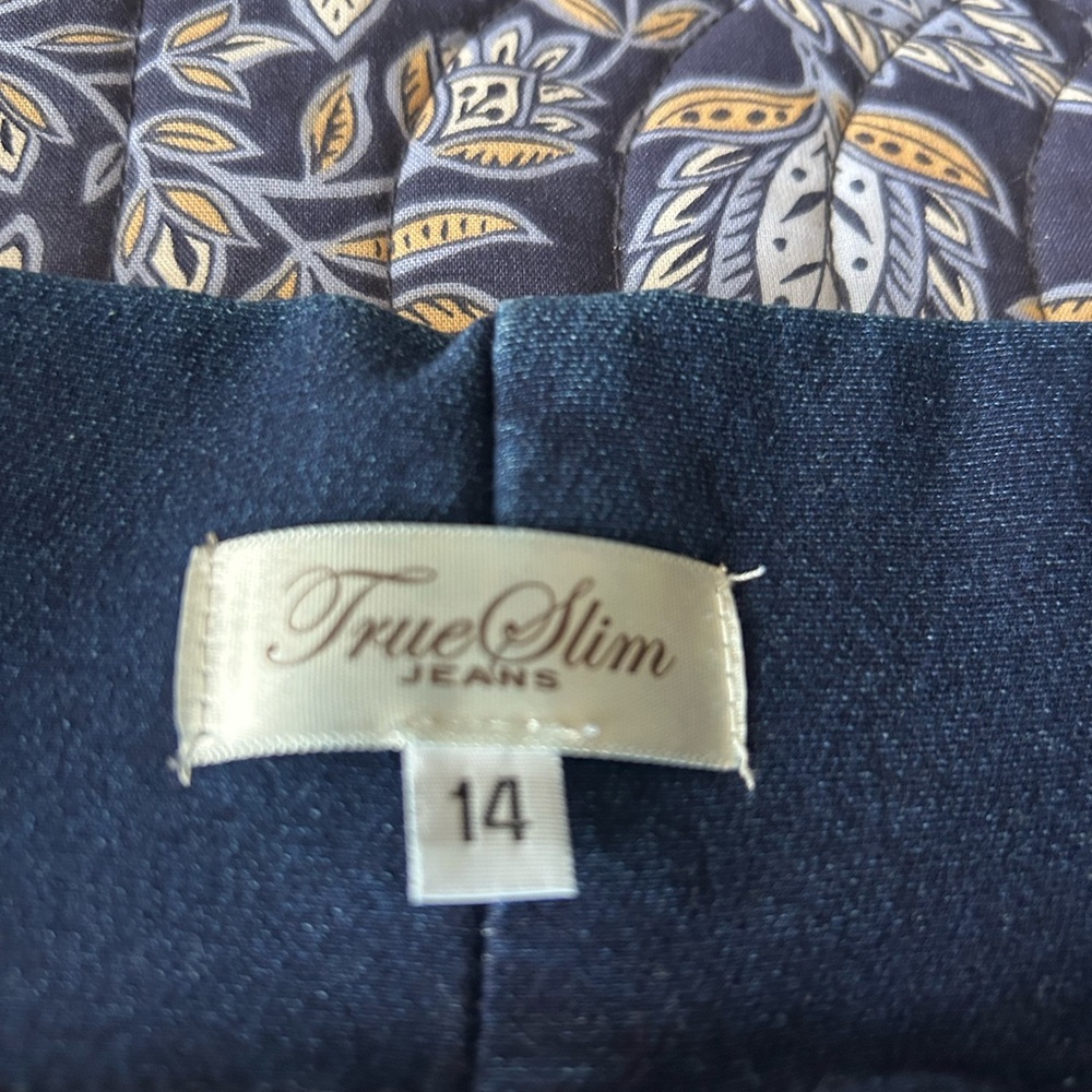 True Slim Knit Jeans Size 14 - Picture 3 of 6